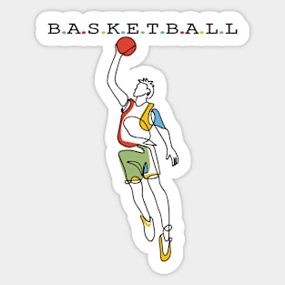 Basketball Sport Sticker